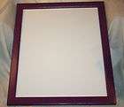 MESSAGE BOARD HAND PAINTED PURPLE FRAME WHITE DRY ERASE BOARD MADE USA