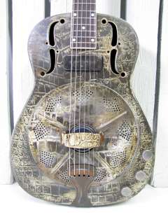 2012 JAMES TRUSSART STEEL RESO GATOR RESOPHONIC ACOUSTIC ELECTRIC 