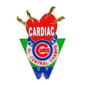  Chicago Cubs 2007 Cardiac Division Champs Lapel Pin 