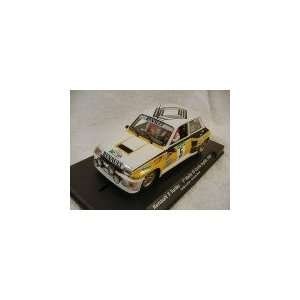  GB   Renault 5 Turbo Rally El Corte Ingles 1985 y/blk/wh #5 Slot Car 
