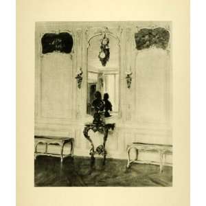  1920 Photogravure Interior Musee Carnavalet Paris France 