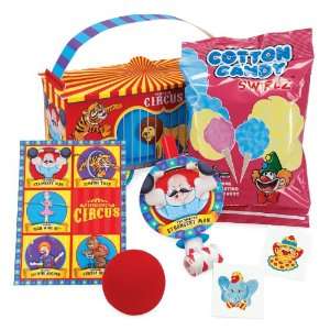    Three Ring Circus Party Favor Box Party Supplies Toys & Games