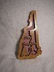Handmade NEW scroll Saw Offical State New Hampshire