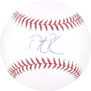  Dustin Pedroia Autographed Baseball