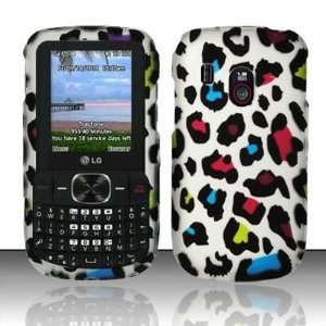 LG 500g (TracFone) Rubberized Design Snap on Hard Case Cover Phone 