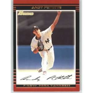  2002 Bowman #36 Andy Pettitte   New York Yankees (Baseball 