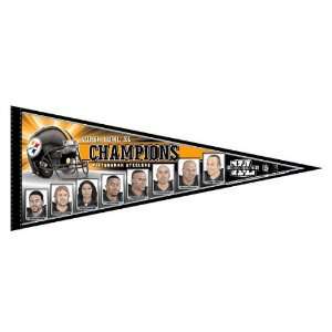 Wincraft NFL Pittsburgh Steelers Super Bowl Champions Player Pennant 