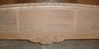 Antique French Louis XVI caned full bed # 05875  