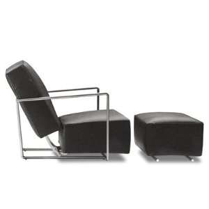  Soho Concept 150 ELEBLK Set Elegant Recliner Chair in 