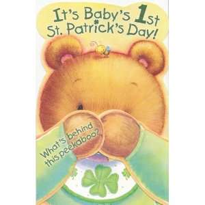 St Patricks Day Birthday Card Its Babys 1st St. Patricks Day