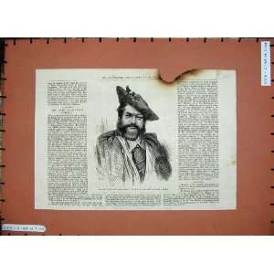  1886 Fire Damaged Maharajah Scindia Gwalior India Man 