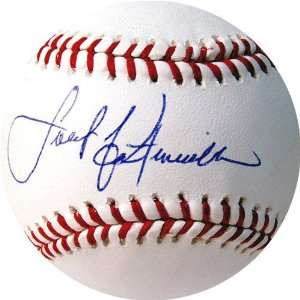  Lou Piniella Chicago Cubs   Autographed Baseball with 