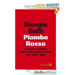 Piombo rosso (Super Tascabili) (Italian Edition) Giorgio Galli 