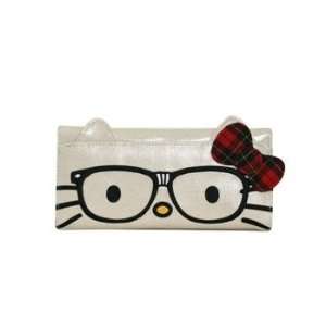  Wallet   Hello Kitty   Sanrio Kitty Cat Nerd Face 