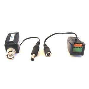  Cat 5 Video Balun with Power over Cat5 Electronics