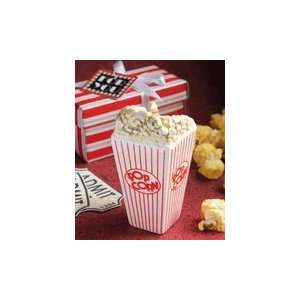  Movie theater popcorn design candle holder favors