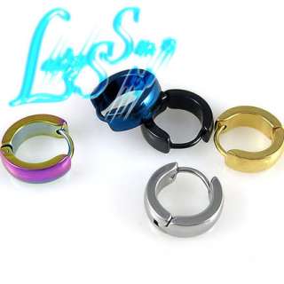   Size Titanium Steel Earrings Quality Guaranteed * vary color  