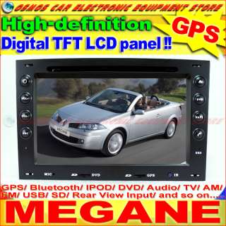 RENAULT Megane 03 09 HD Screen GPS Navi Car DVD Player  