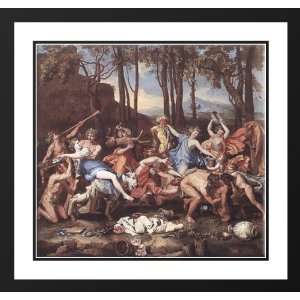  Poussin, Nicolas 21x20 Framed and Double Matted Triumph of 