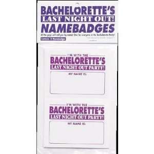 Bundle Bachelorette Namebadges and 2 pack of Pink Silicone Lubricant 3 