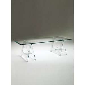  Glas Italia Don Cavalletto Modern Dining Table by Jean 