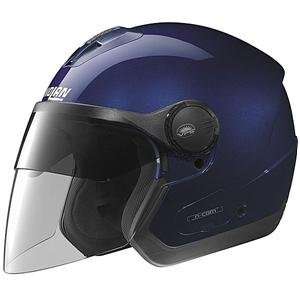   N42E Solid Open Face N Com Helmet   Medium/Cayman Blue Automotive
