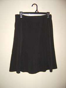 new Byergirl black dress skirt 12 misses career stretch  