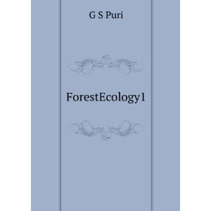  ForestEcology1 G S Puri Books