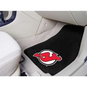  BSS   New Jersey Devils NHL 2 Piece Printed Carpet Car 