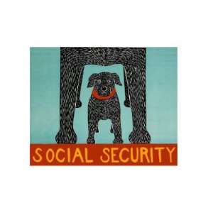  Social Security by Stephen Huneck, 19x13