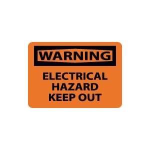   WARNING Electrical Hazard Keep Out Safety Sign