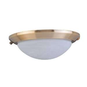  Two Light Low Profile Ceiling Fan Light Kit in Satin 