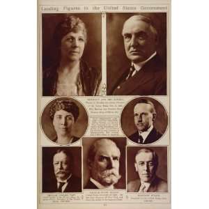  1922 U.S. President Harding Coolidge Taft Wilson Photos 