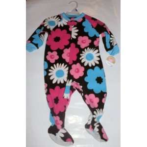   Footed Pajamas Blanket Sleeper   18 Months Floral Print Baby
