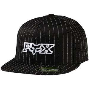 Fox Racing Protocol Fitted Mens Flexfit Sportswear Hat/Cap   Black 