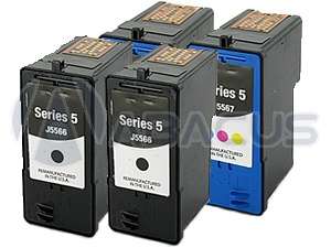 4p for DeLL J 5566/J 5567 Ink Jet Cartridges (Series 5)  