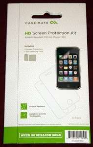 Pack Screen Protectors Apple I Phone 3GS from Case Mate  