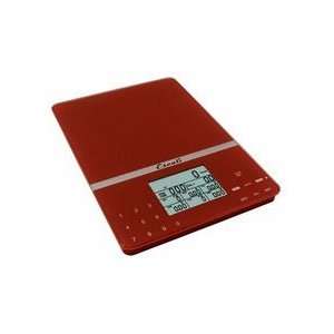  Warm Red Cesto Digital Scale (11 lb. / 5 Kg Capacity 