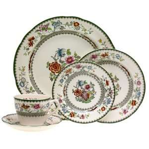 Spode Chinese Rose Earthenware 5 Piece Dinnerware Place Setting 