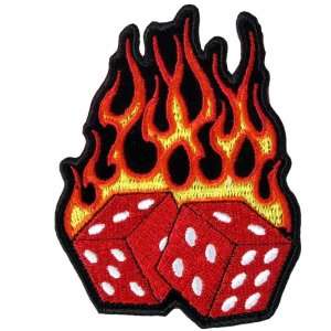 Flaming Dice Patch