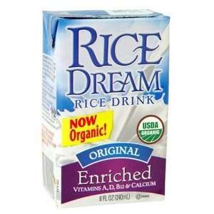 Rice Dream Rice Drink, Enriched Original, Now Organic, 8 oz, 27 pk 