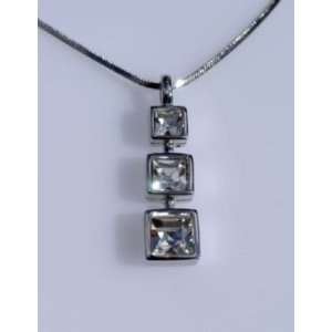  Annaleece Cubist Necklace Made with Swarovski Elements 