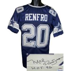  Mel Renfro Signed Dallas Cowboys Jersey   HOF 96 Sports 