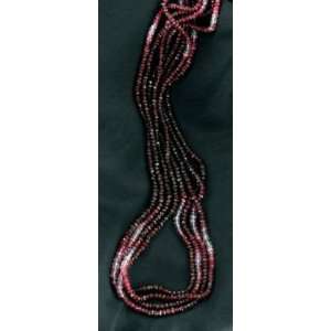  RED PINK SPINEL FACETED RONDELLE BEADS 20~ Everything 
