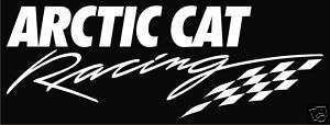 Arctic Cat Racing Snowmobile Vinyl Decal Sticker  
