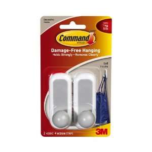  3M Command 17084S Designer Medium Hooks, Sphera