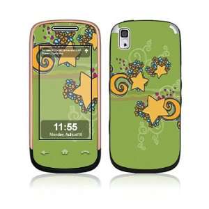  Samsung Instinct S30 (SPH m810) Decal Skin   Flower Stars 