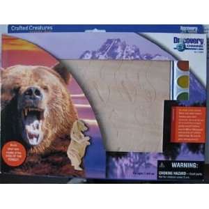  Discovery Channel Crafted Creatures Grizzly Bear Toys 