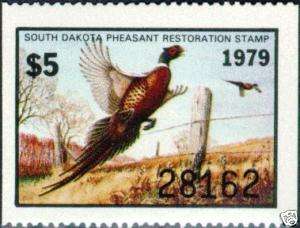 SDP3 3rd South Dakota Pheasant OGNH Fresh NoFault $10CV  