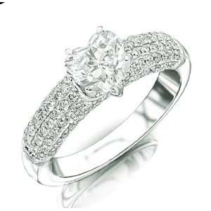  2.13 Carat Baguette Channel Set Diamond Ring Jewelry